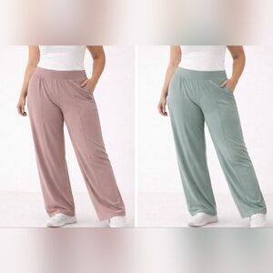 Old Navy PowerSoft Wide-Leg Pants XXL Tall Bundle (2 Pair) Go-Dry Athleisure